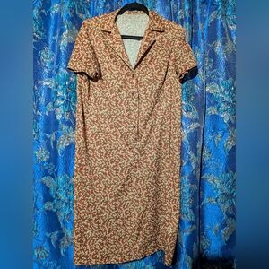 Vintage Double Knit 60s Dress